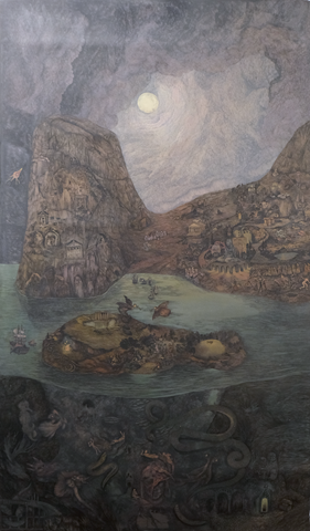 Behind the Island